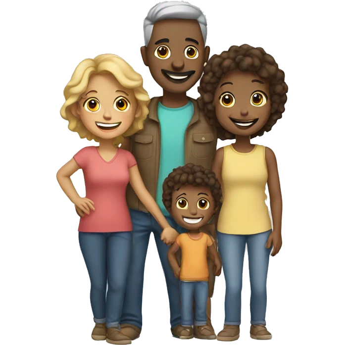 Happy family  emoji
