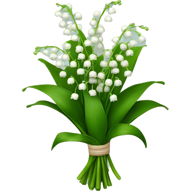 bouquet of lily of the valley emoji