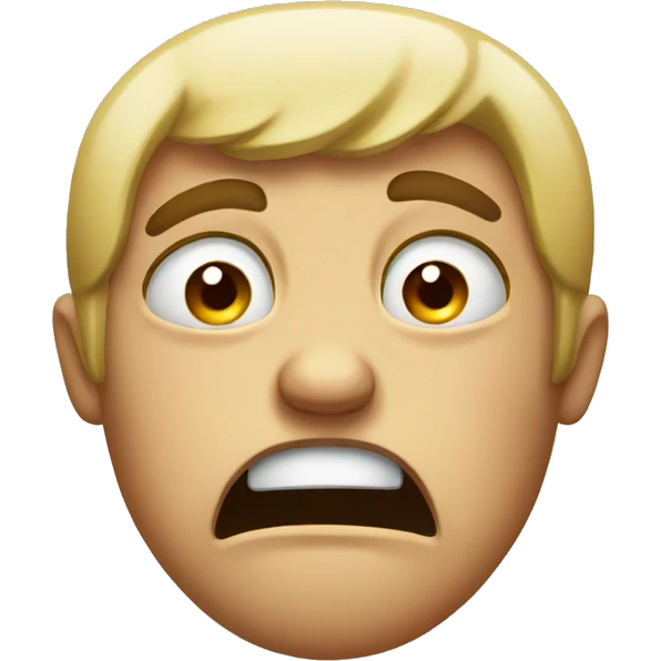 Angry crying face  emoji