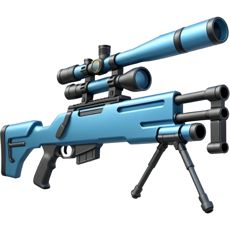 cartoonish missile-shaped sniper rifle emoji