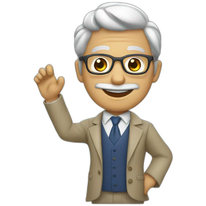 Feliz dia dos professores emoji
