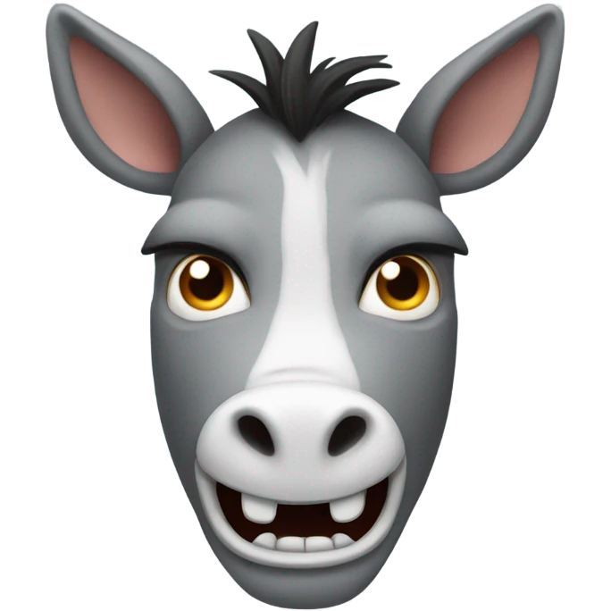 Angry donkey emoji
