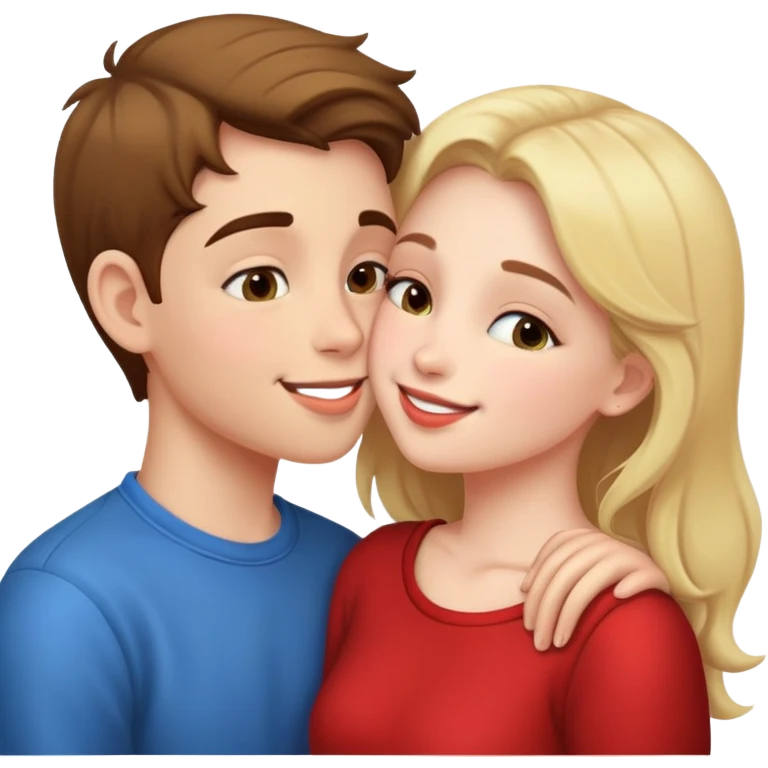 ولد يقبل فتاة emoji