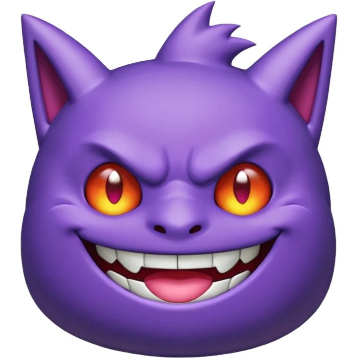 I want an Gengar (Pokemon) that looks cute. emoji