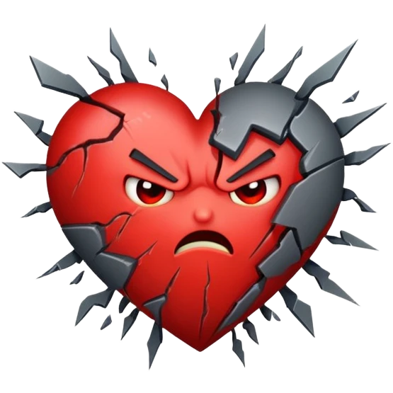 Love with anger  emoji