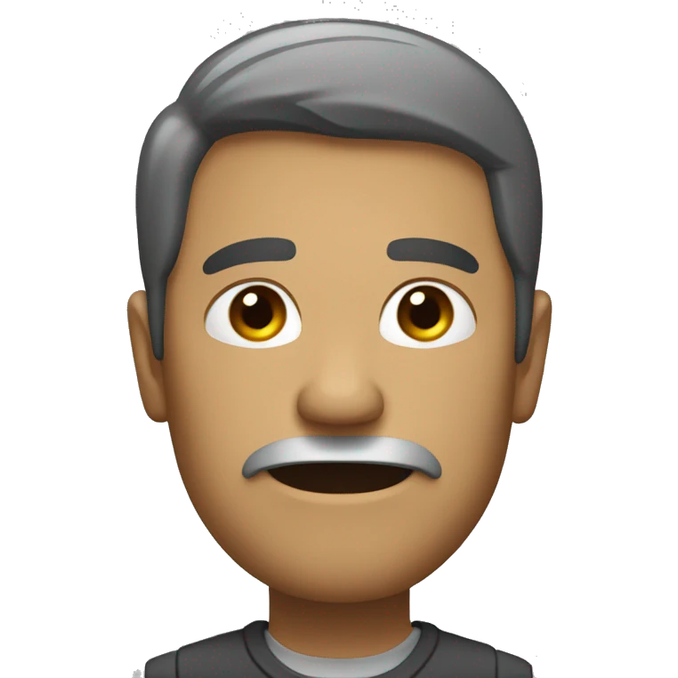 a man saying "It's Over" emoji