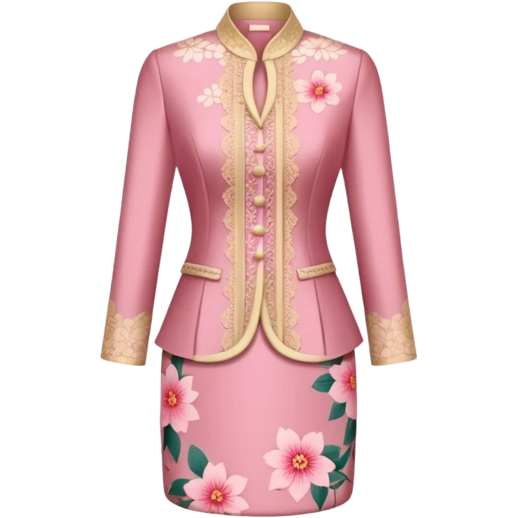 pink kebaya emoji