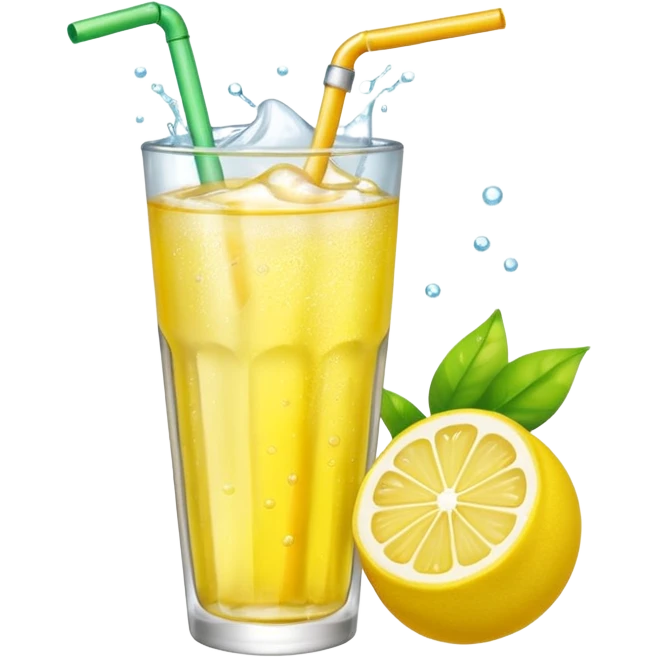ATIF KHAN logo for lemon soda 🥤 emoji