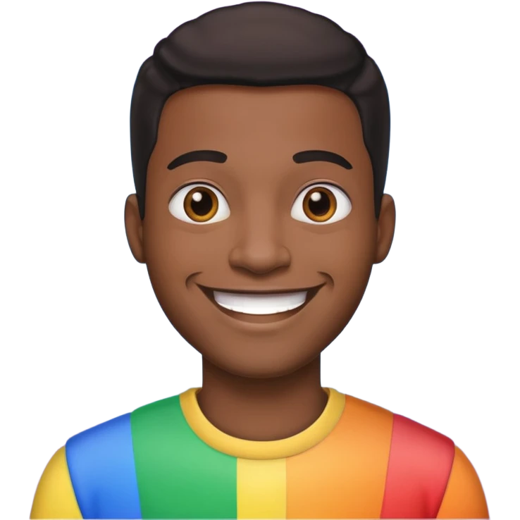 Gay black guy emoji