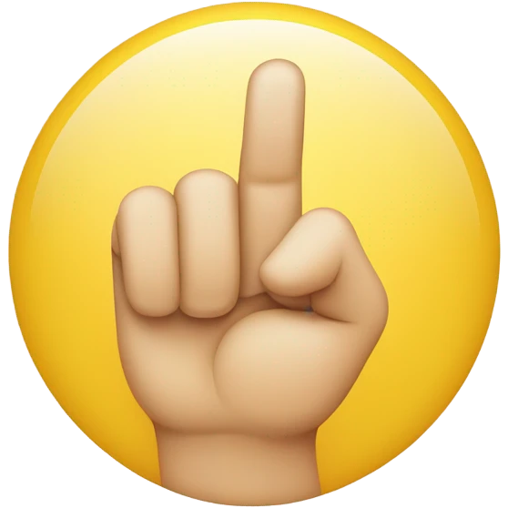okay hand circle, but it’s facing forward and down emoji