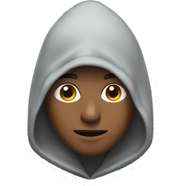 A man with hoodie emoji