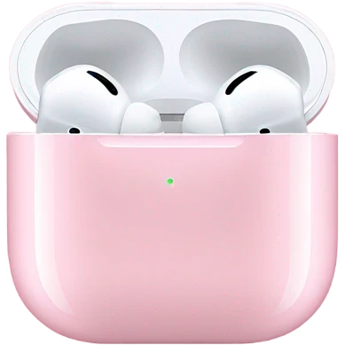 AirPods pro pink emoji