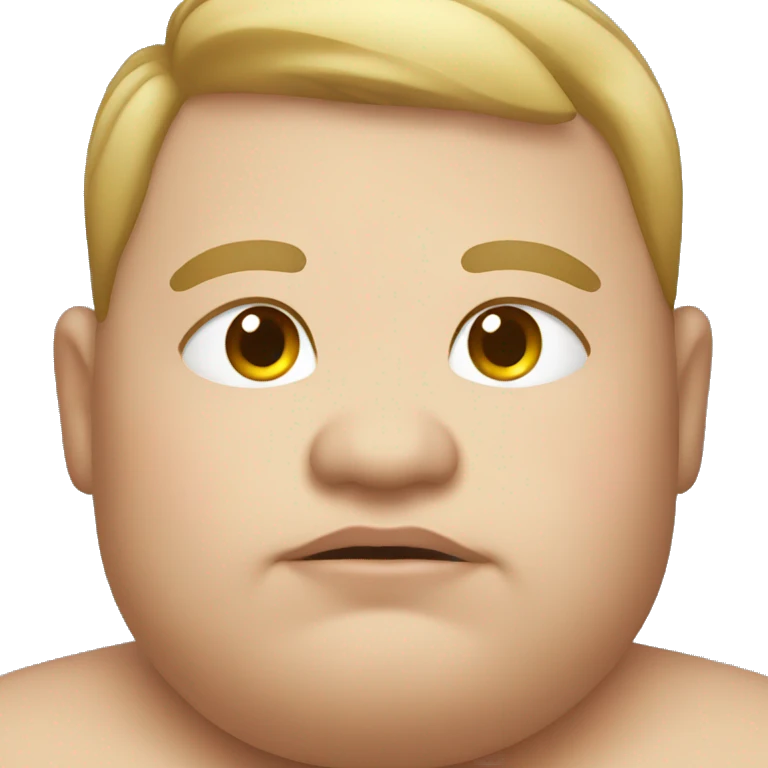 Chubby cheeks pulling emoji