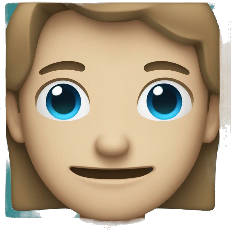 a cyan square emoji emoji