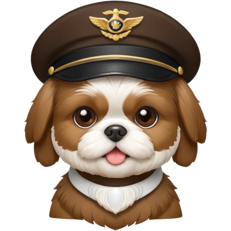 cățel shihtzu pilot emoji