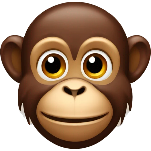 Monkey with chocolate  emoji