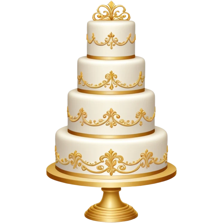 Wedding cake emoji