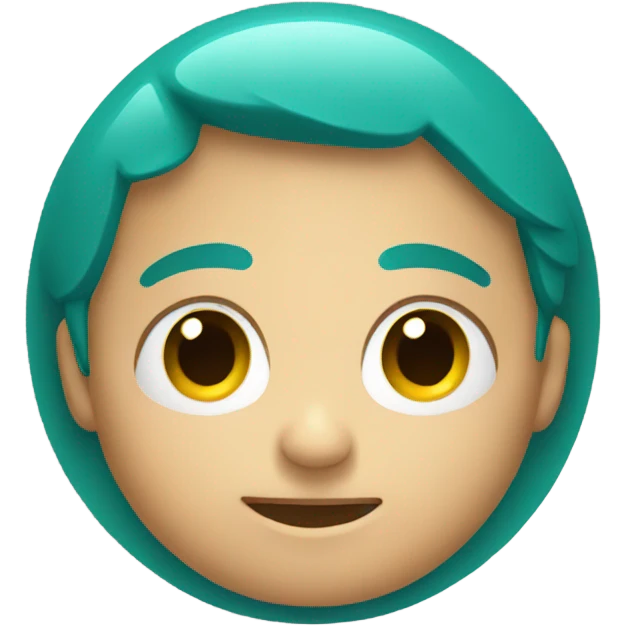 Teal circle emoji