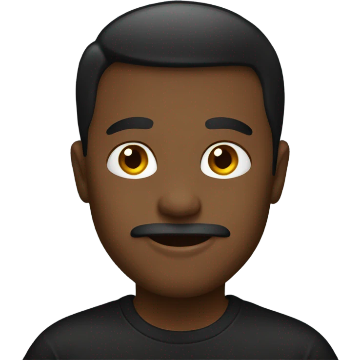 black tshirt emoji