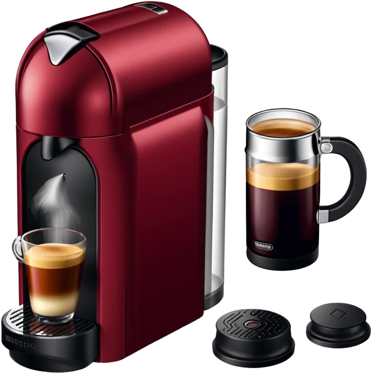 Nespresso dark red veruto pod emoji