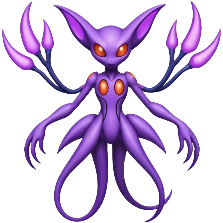 Deoxys-Haunter-Lunala-Fakémon-hybrid-creature (full body)  emoji