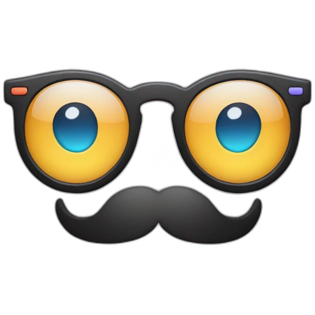 premiere pro logo with glasses emoji
