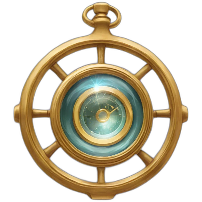 Time turner from harry potter emoji