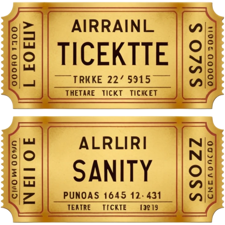 theatre ticket emoji