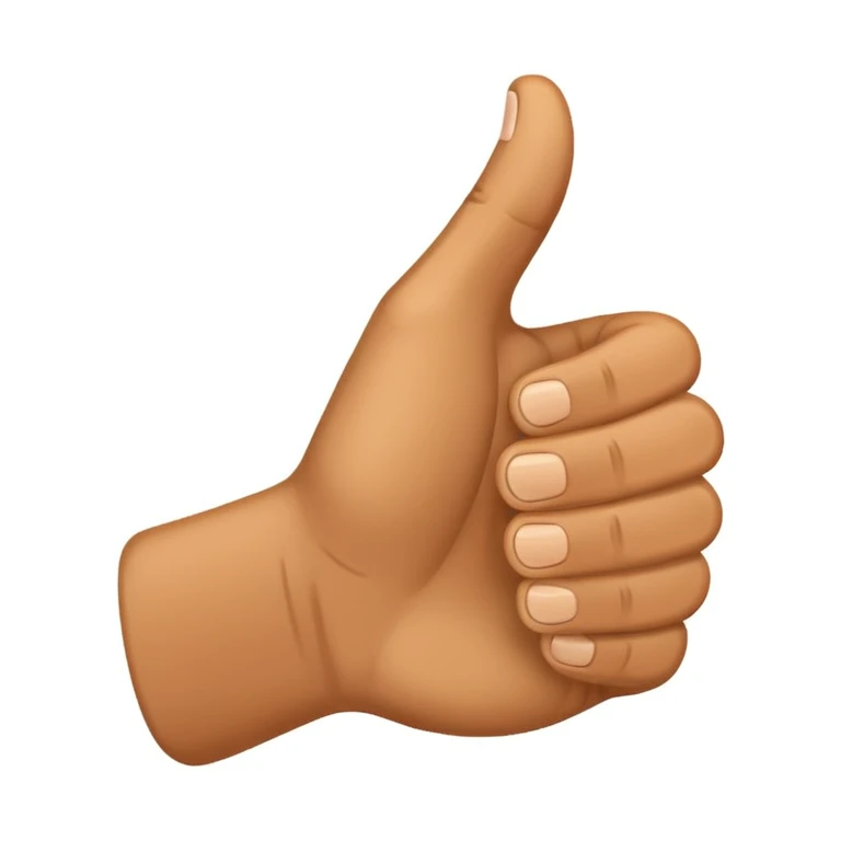 thumbs up hand emoji