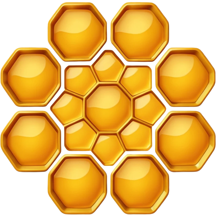 honeycomb cluster of hexagonal cells emoji
