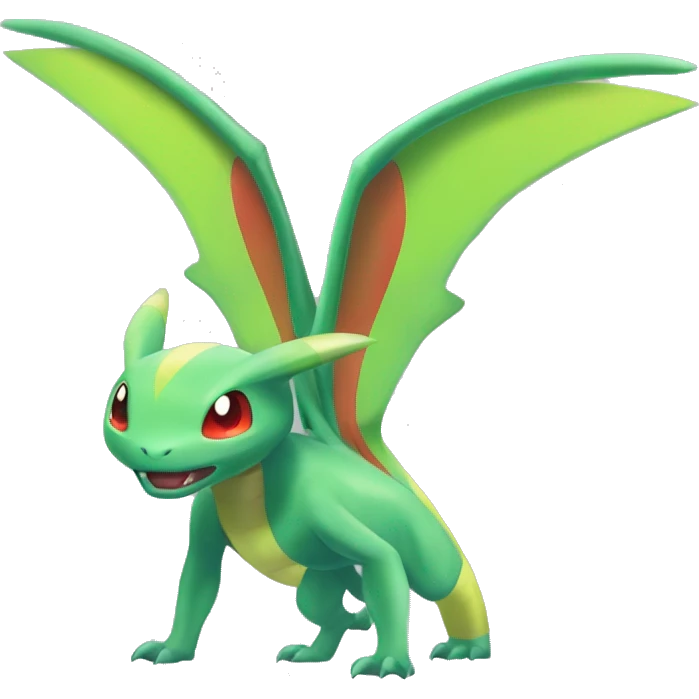 Shiny Colorful Vikavolt-Flygon-Pokémon-Fakémon Full Body emoji