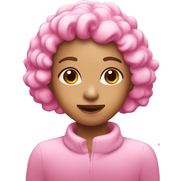cute christmas pink emoji