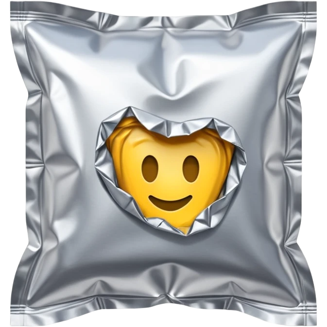 foil square condom wrapper  emoji