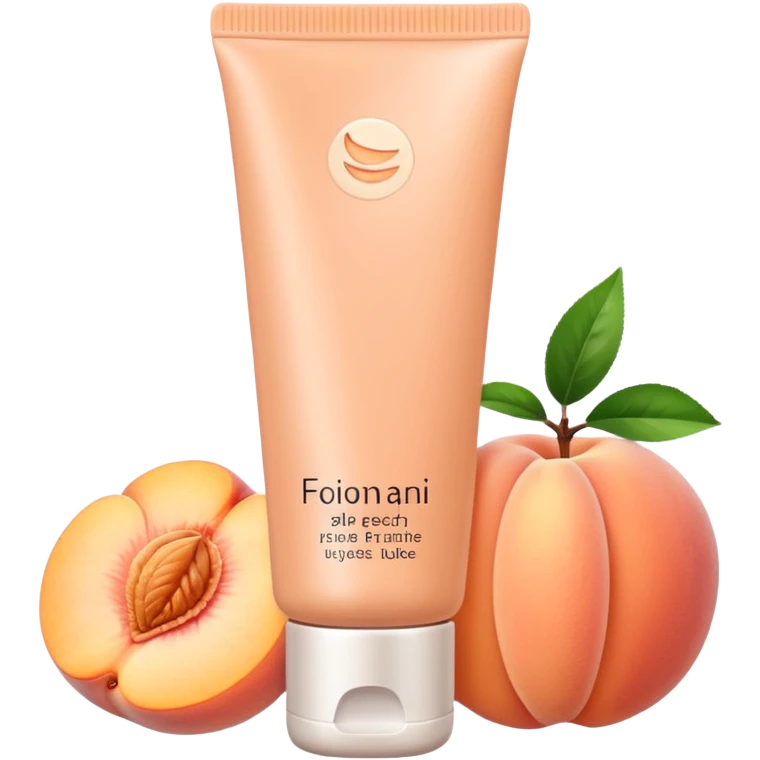 pale peach skincare tube emoji
