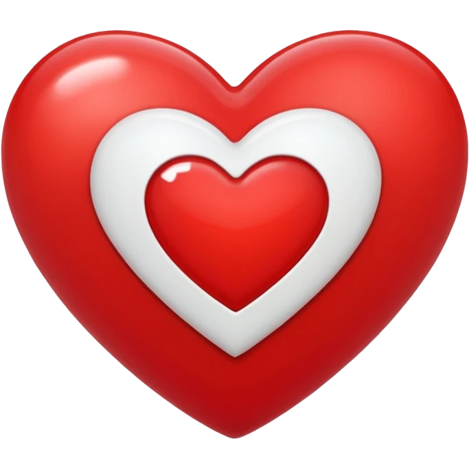 red heart with a white plus on it not a cross emoji