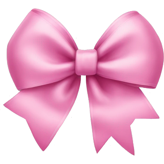 Pink bow emoji