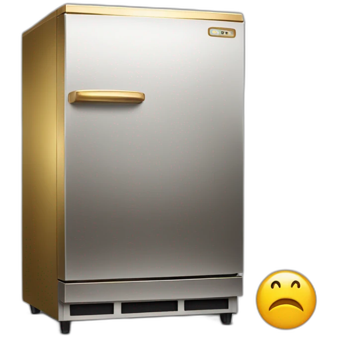 golden refrigirator emoji
