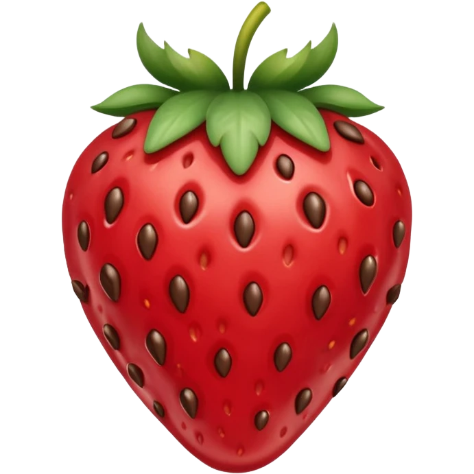 chocolate covered strawberry emoji