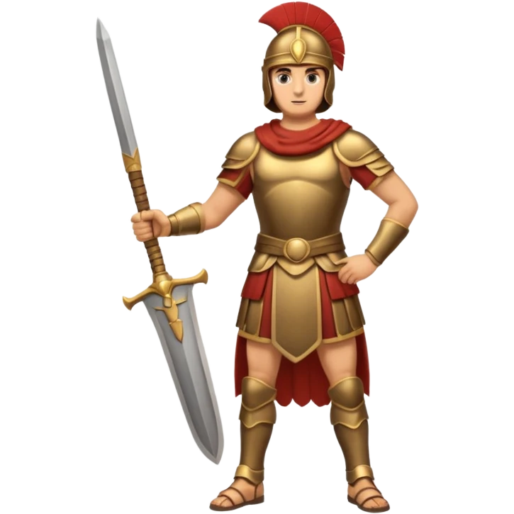 soldado cartaginés en cuerpo entero emoji