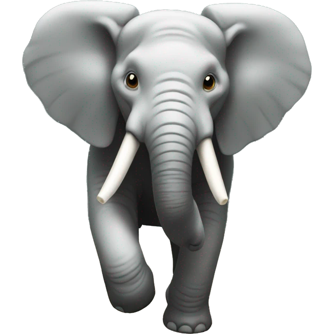 Éléphant qui marche dans la boue emoji