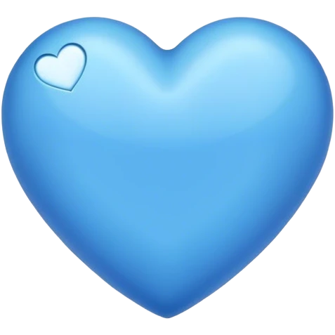 Blue heart emoji