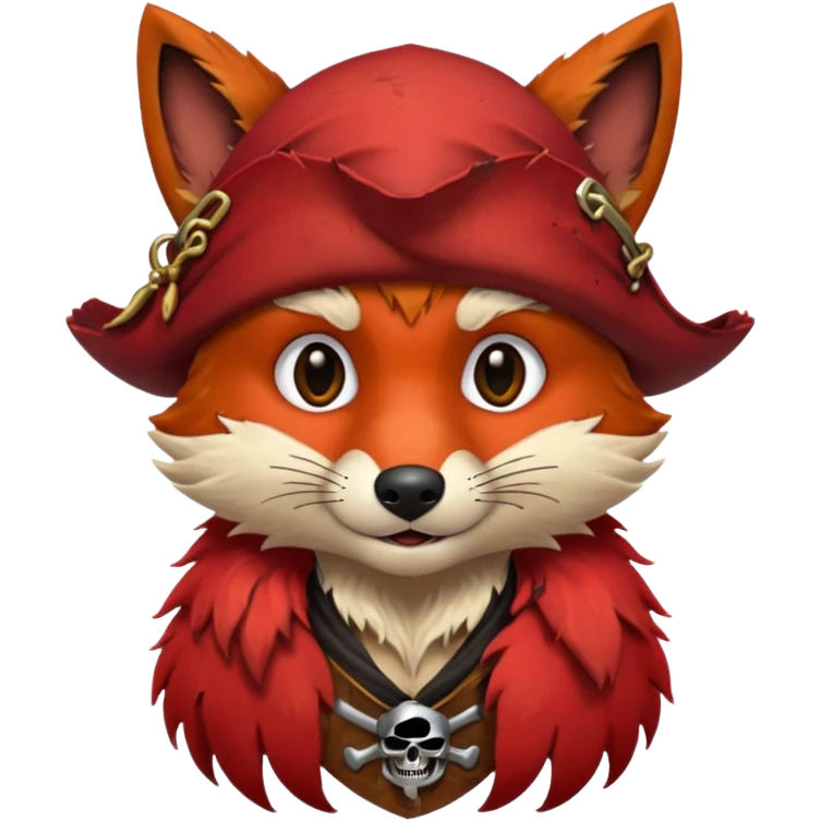 Foxy (from FNaF) emoji