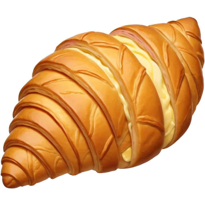 ham and cheese croissant emoji