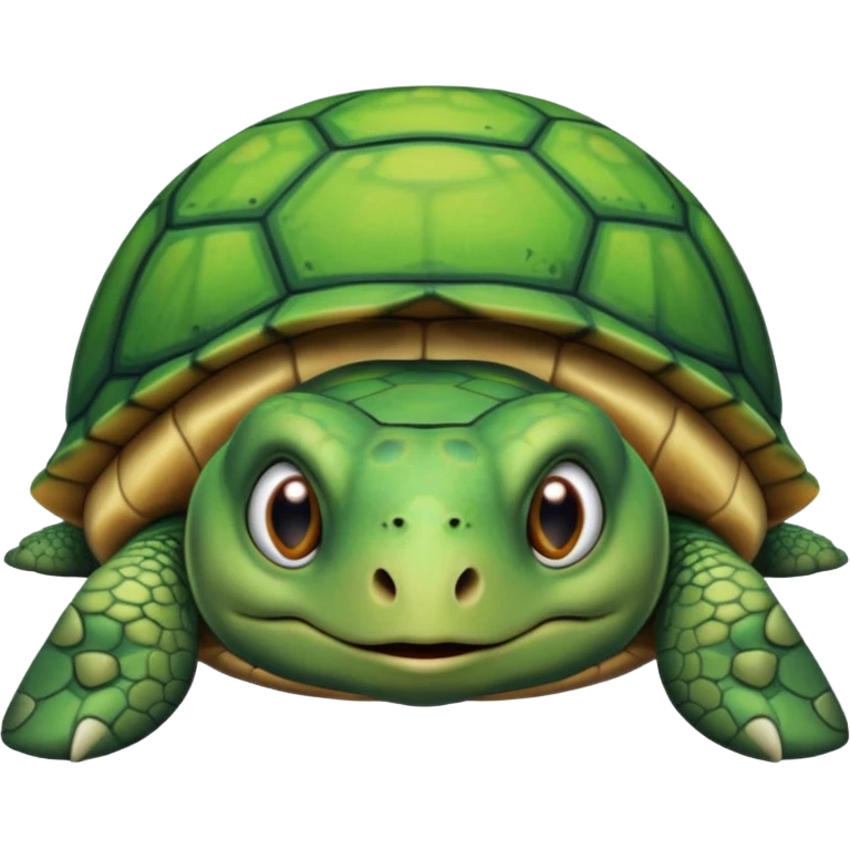Sleep-deprived turtle emoji