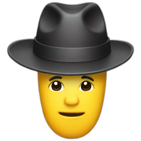 usb with hat emoji