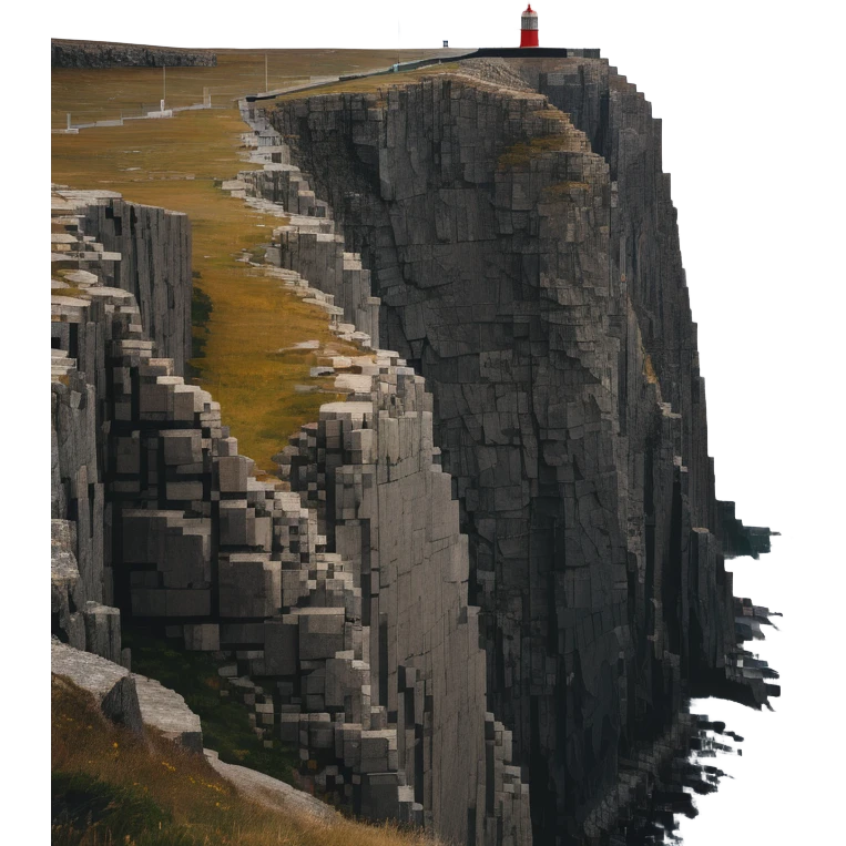 North Cape Nordkapp Norway with dramatic cliff over sea emoji
