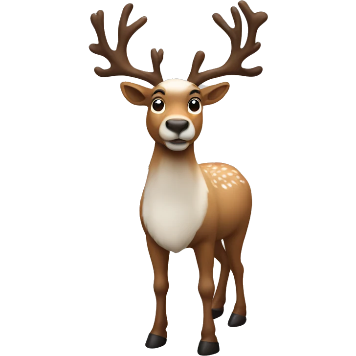 Reindeer full body  emoji