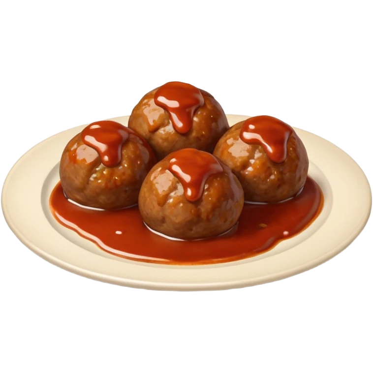 meatballs on plate emoji