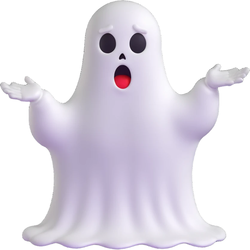 angry Casper ghost emoji
