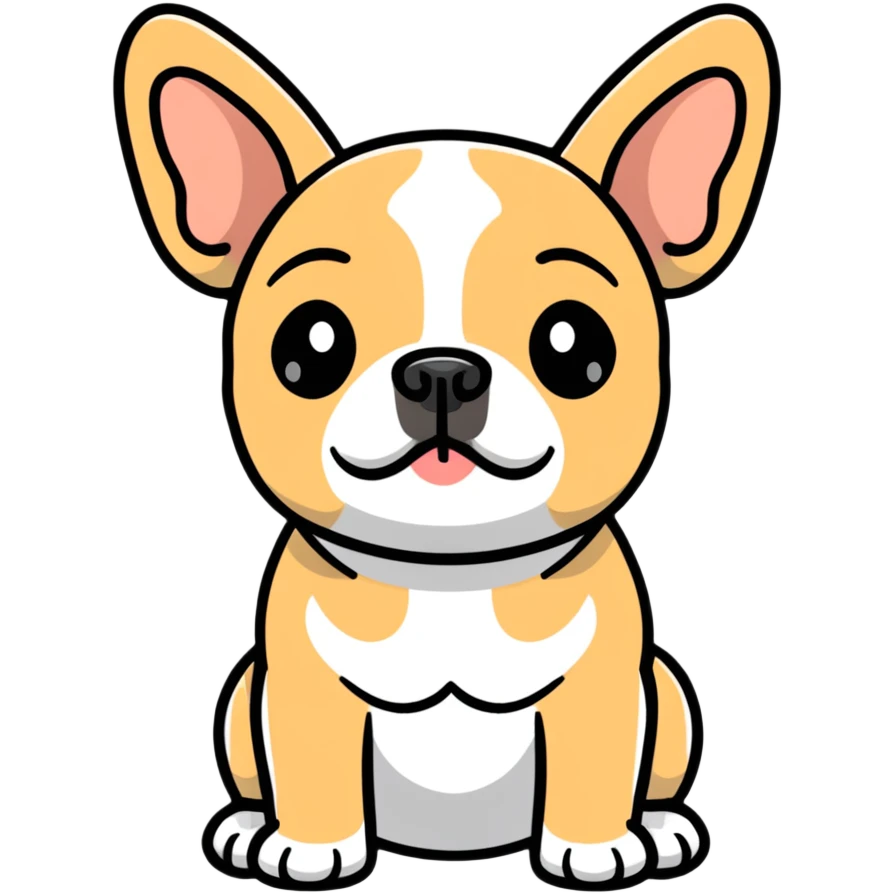 Fawn French bulldog  emoji